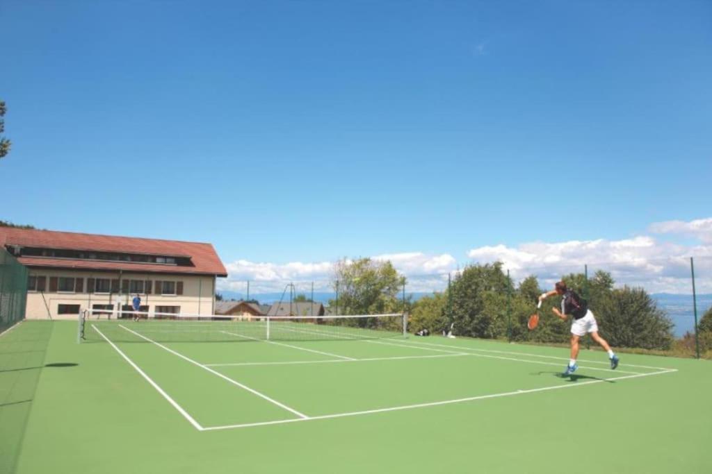 Le Garden - Ski - Vue Lac - Piscine - Parking - Evian - Thonon - Lugrin Eksteriør bilde