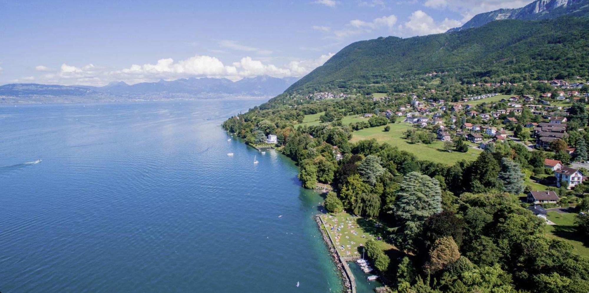 Le Garden - Ski - Vue Lac - Piscine - Parking - Evian - Thonon - Lugrin Eksteriør bilde